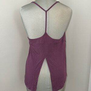 Lululemon purple tank halter open back 6